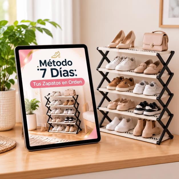 ZAPATERO PLEGABLE CREMA
